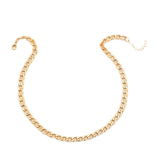 Chunky Cuban Link Chain Necklace - Trendy Hip Hop Statement Jewelry