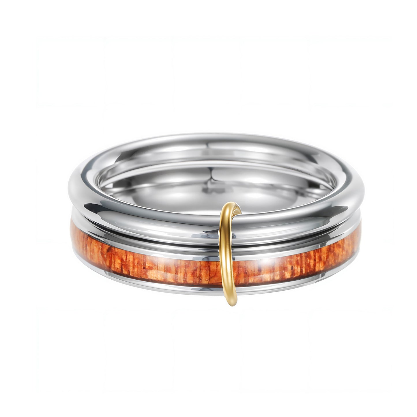 Planderful Stainless Steel Rings Stacked For Men Premium