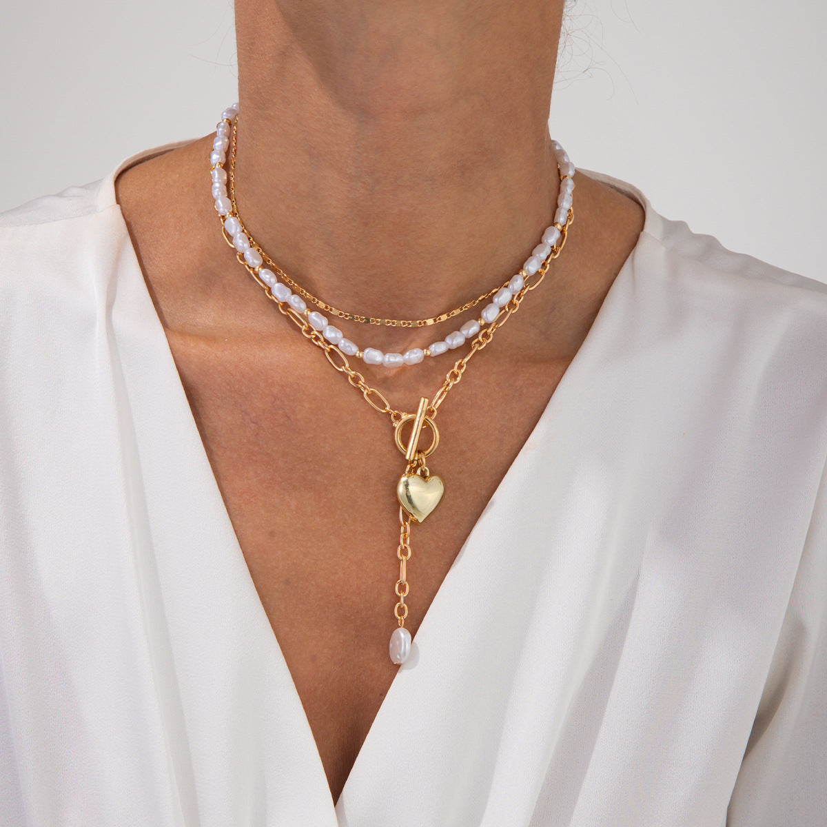 Planderful Vienna Verve Necklace – Fashionable Heart-Shaped Design