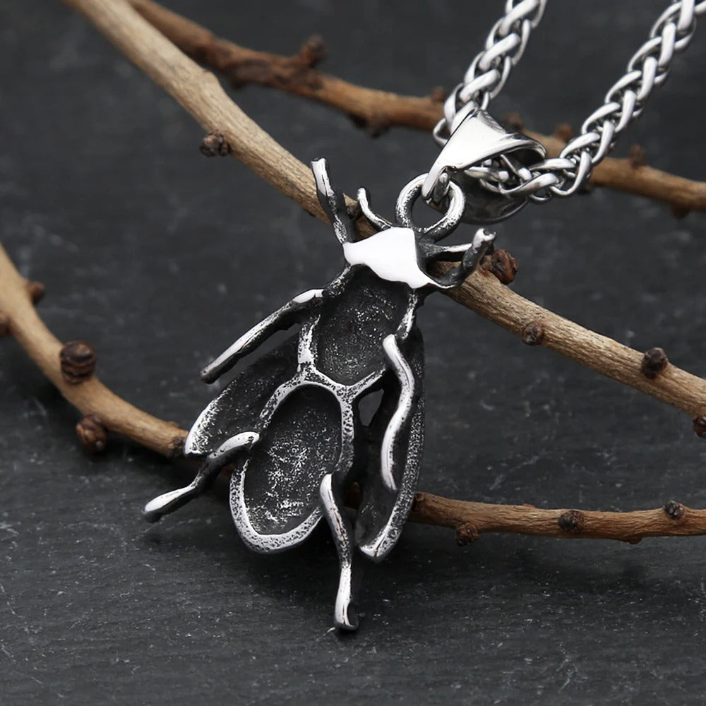 Gothic Vintage Stainless Steel Men's Pendant Necklace