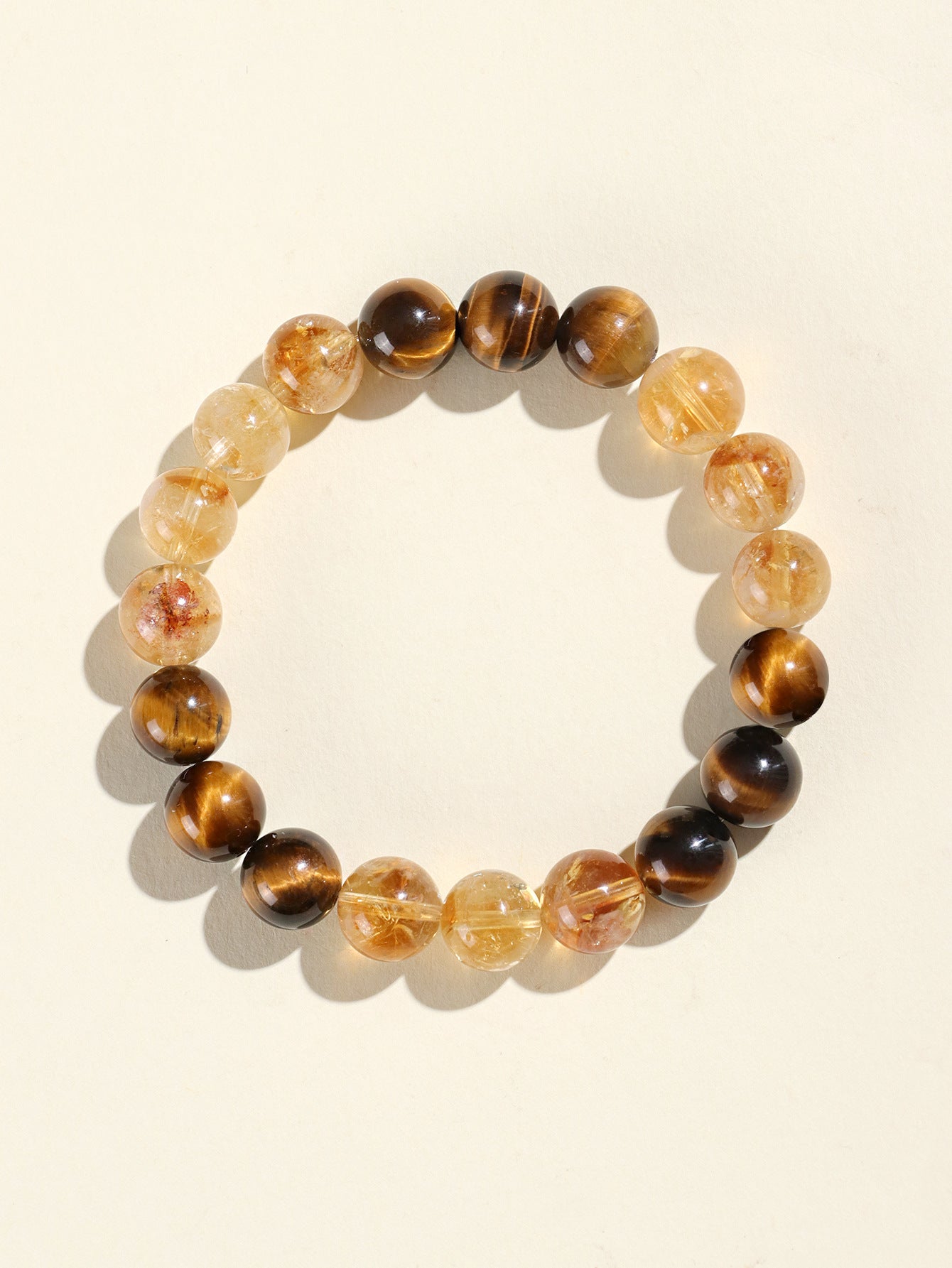 Planderful Fortune's Favor Bracelet – Premium Yellow Tiger Eye Gemstone