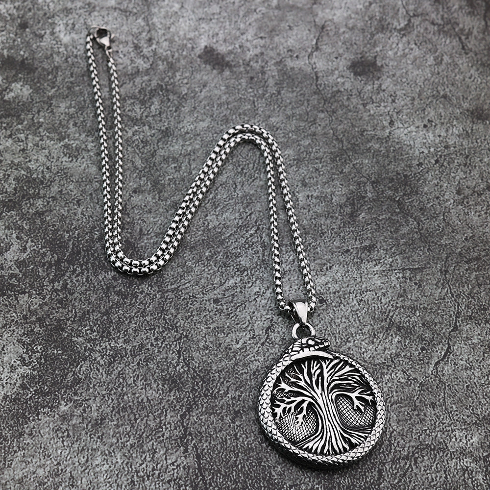 European And American Personality Viking Tree Of Life Pendant