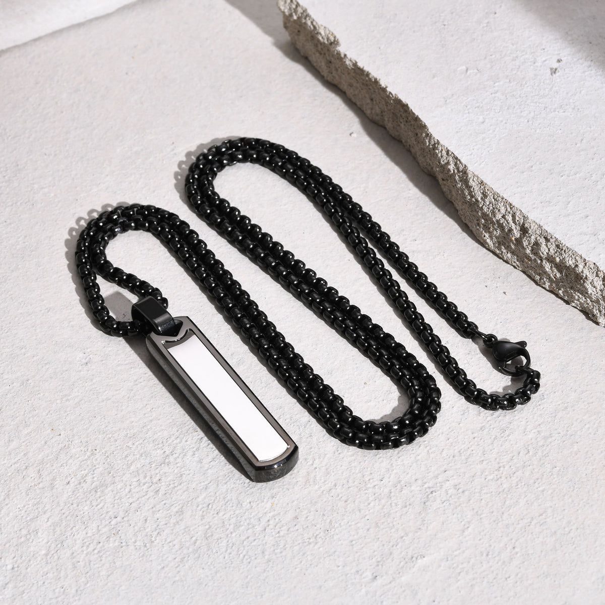 Black Stainless Steel Necklace