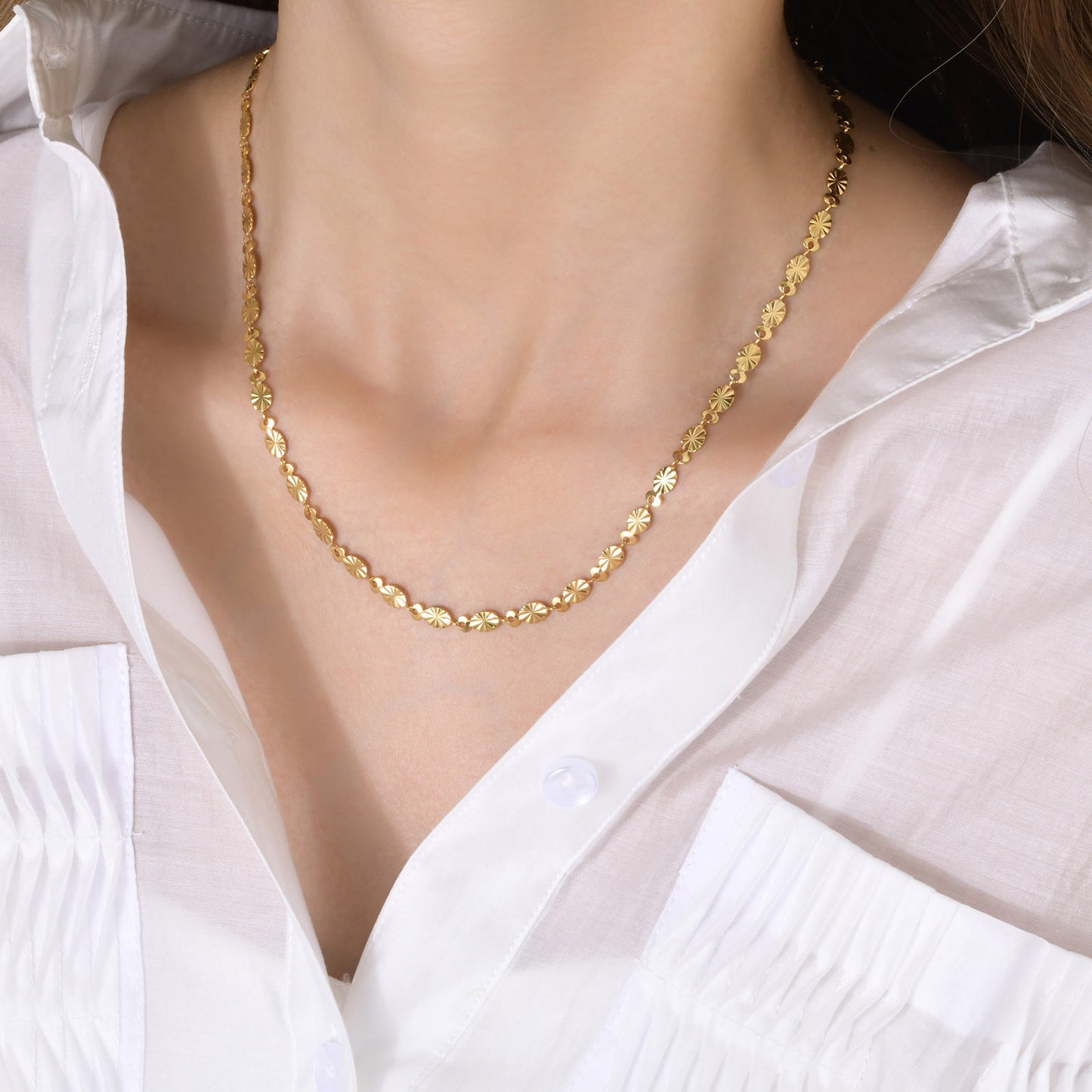 Necklace Wholesale Stainless Steel Women’s Gold Necklace