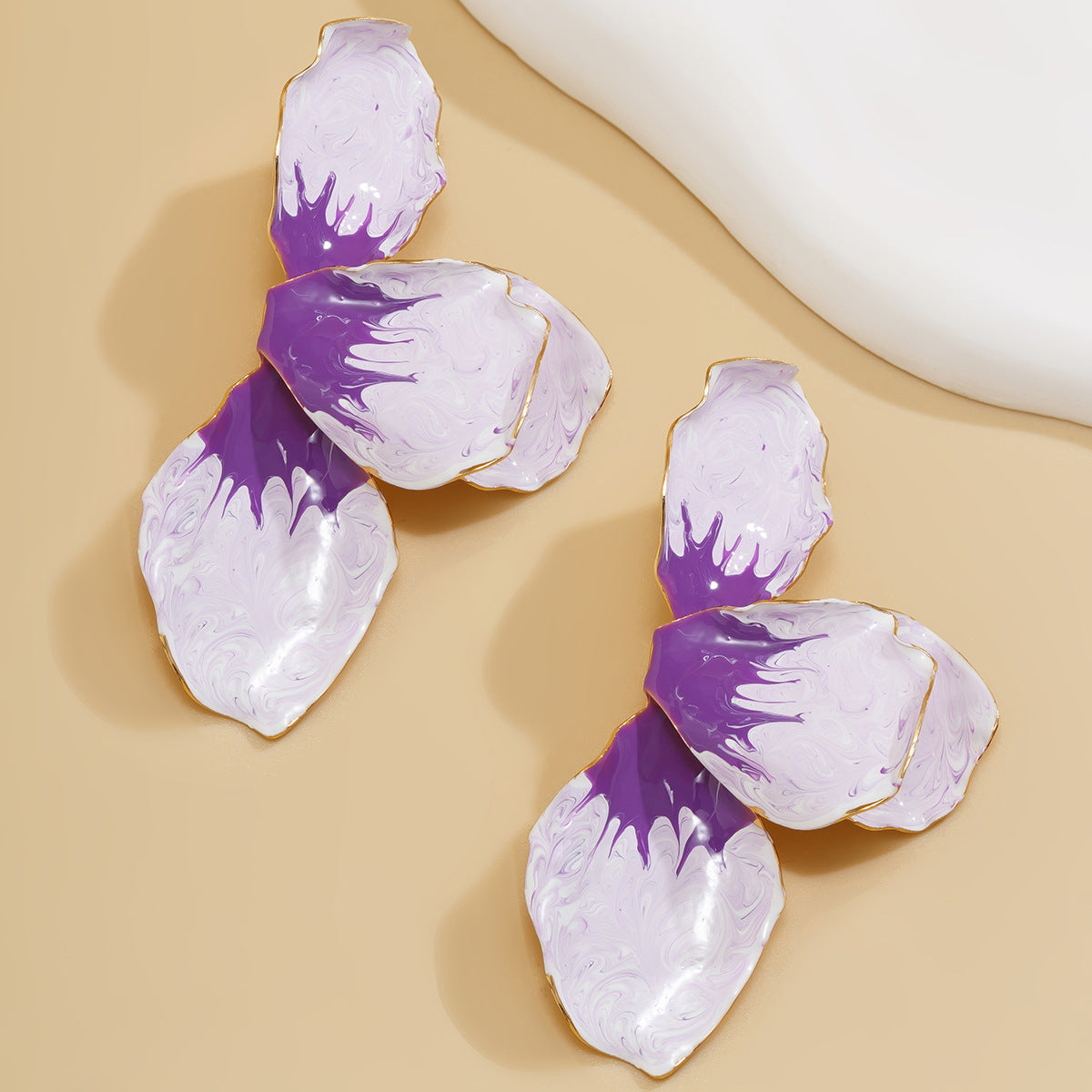 Planderful Vienna Verve Stud Earrings For Women Versatile Metal Statement Jewelry