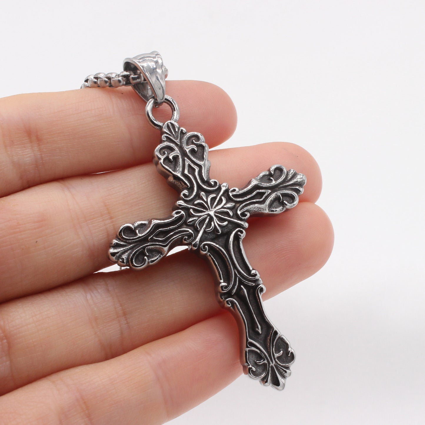 Planderful Jewelry Vintage Cross Pendant For Men