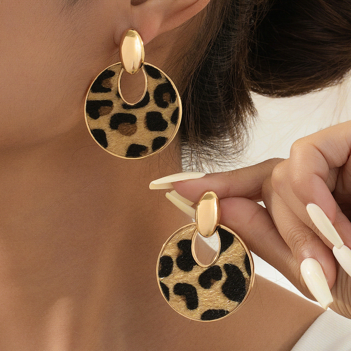 Planderful Vienna Verve Earrings – Trendy Leopard Print Design