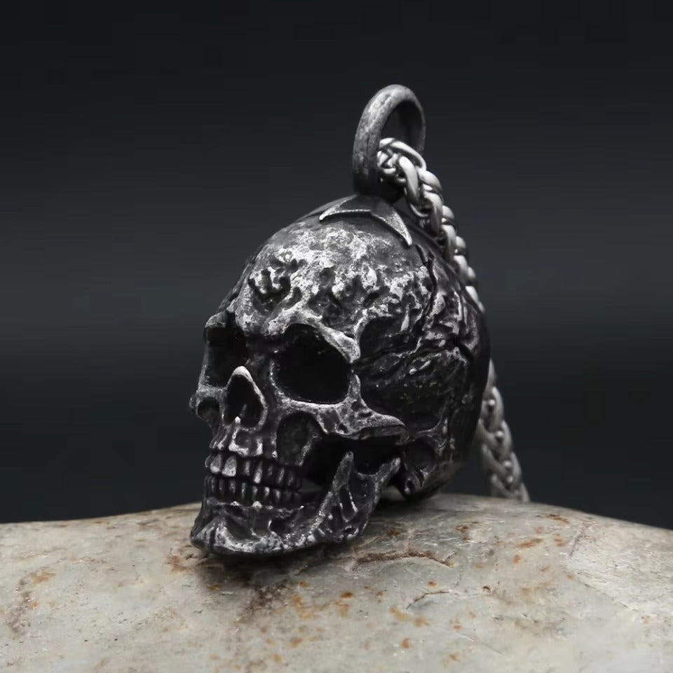 Punk Dark Stainless Steel Men's Pendant Necklace