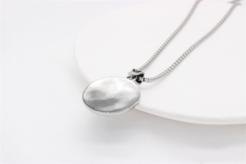 Planderful Viking Direwolf Pendant Necklace Titanium Steel Unisex Protection Statement Jewelry