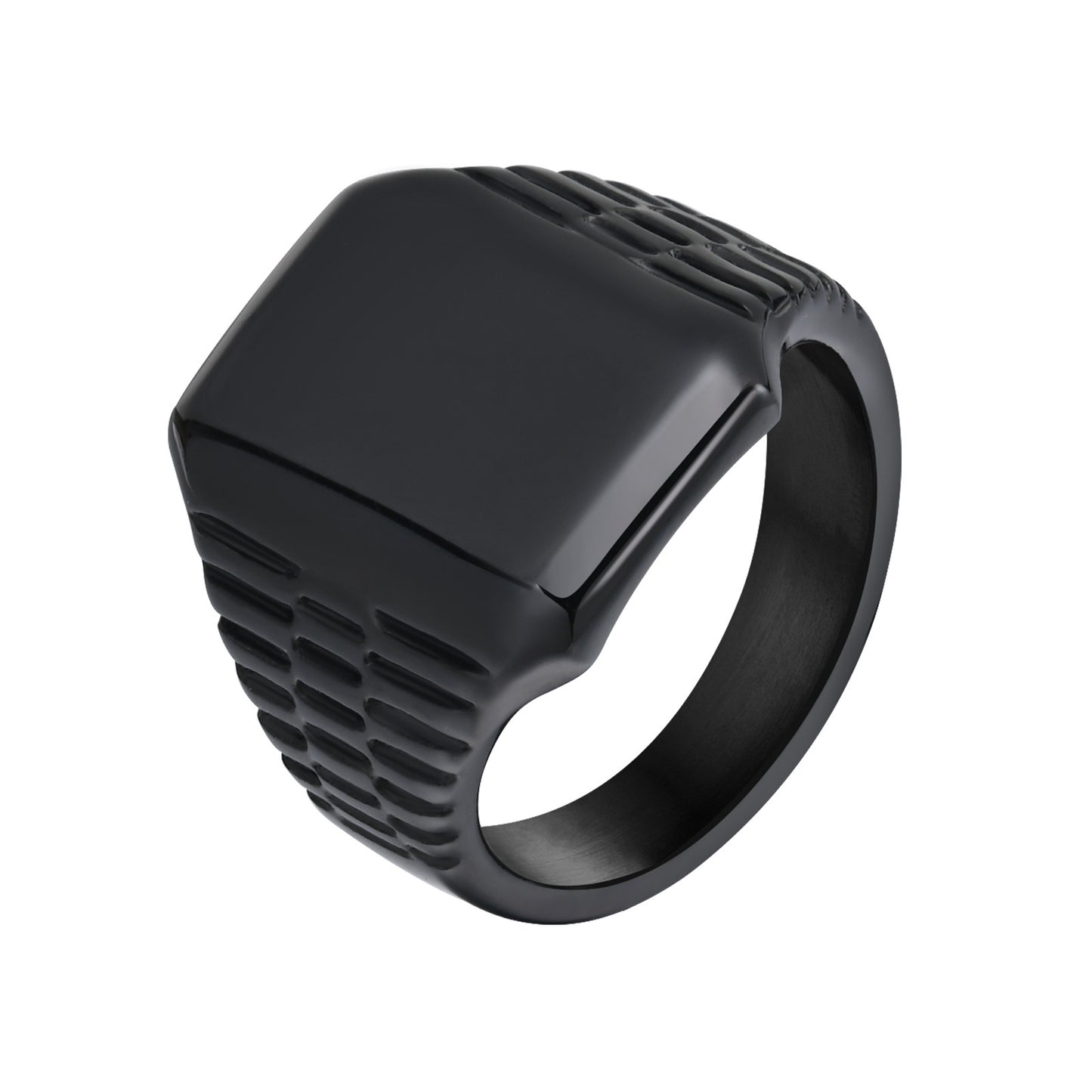 Stainless Steel Cross-Border Ring for Men's Fashion Trend