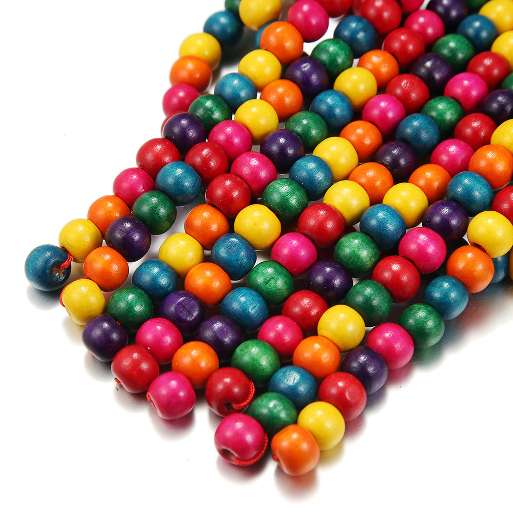 African Savanna Rhythms Wooden Bead Necklace Set - Handcrafted Ethnic Jewelry