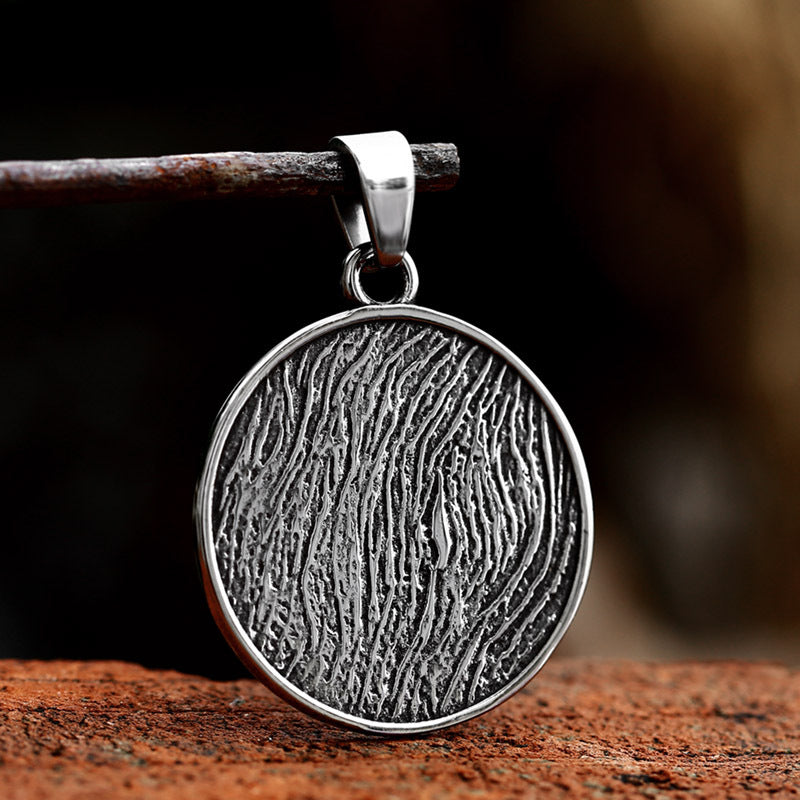 Nordic Viking Tree of Life Titanium Steel Pendant for Men - Wholesale Stainless Steel Jewelry