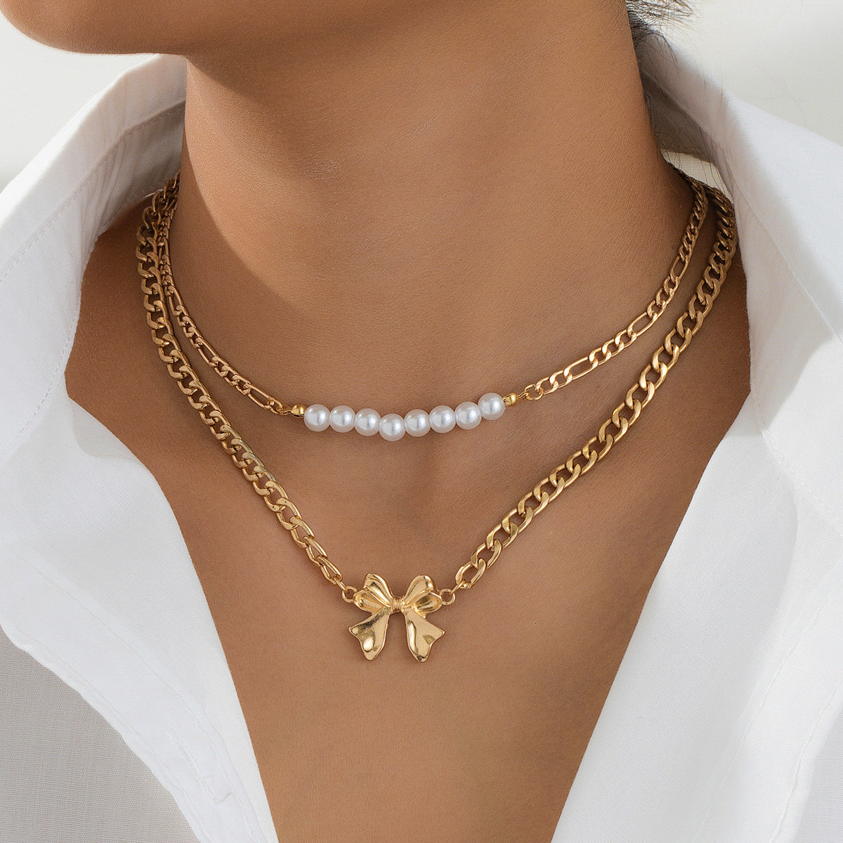 Planderful Vienna Verve Necklace Set – Exquisite Retro Fashion Design