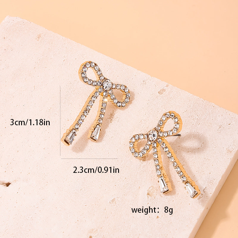 Sweet Tassel Earrings with European Charm