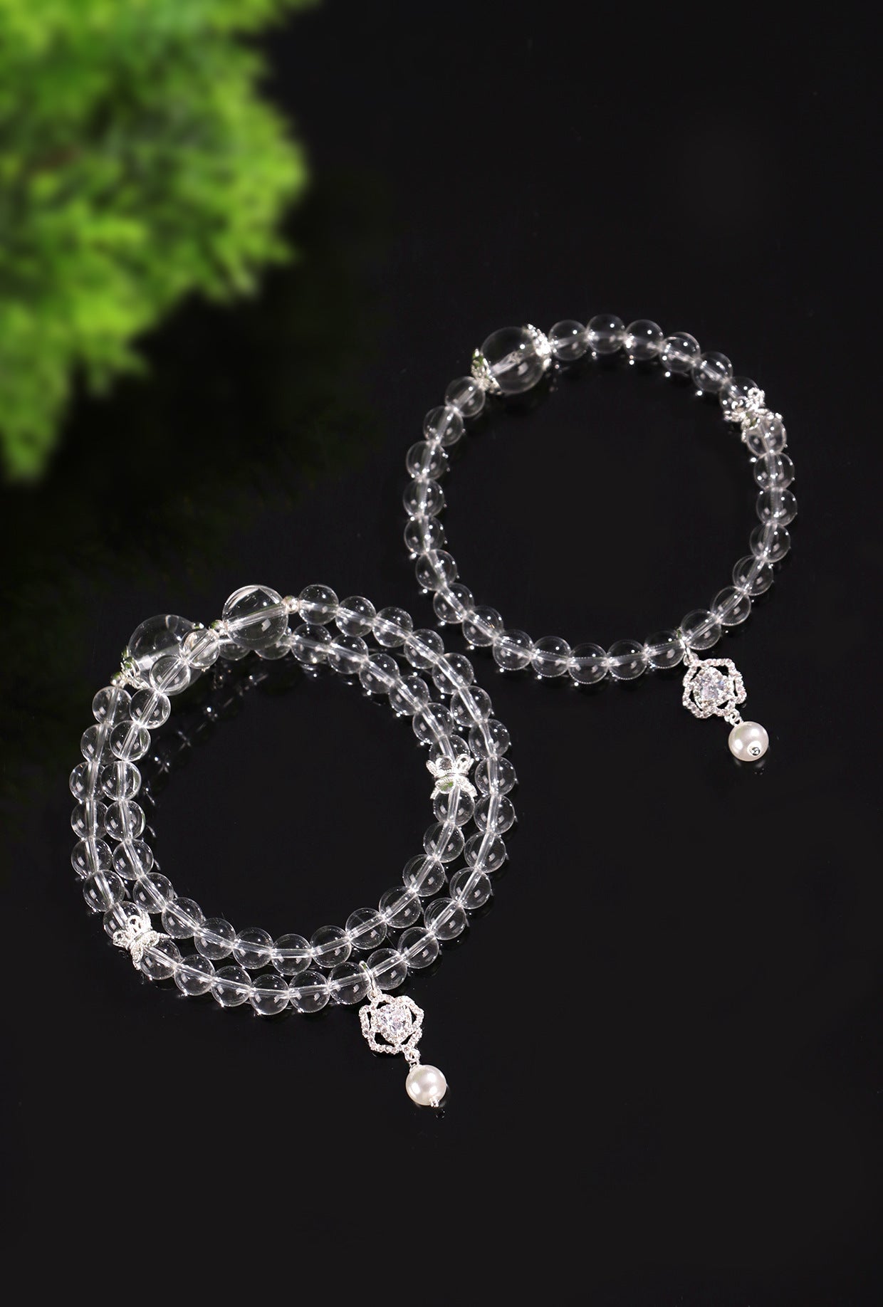 Planderful Fortune's Favor Bracelet – Elegant Crystal Beaded Design