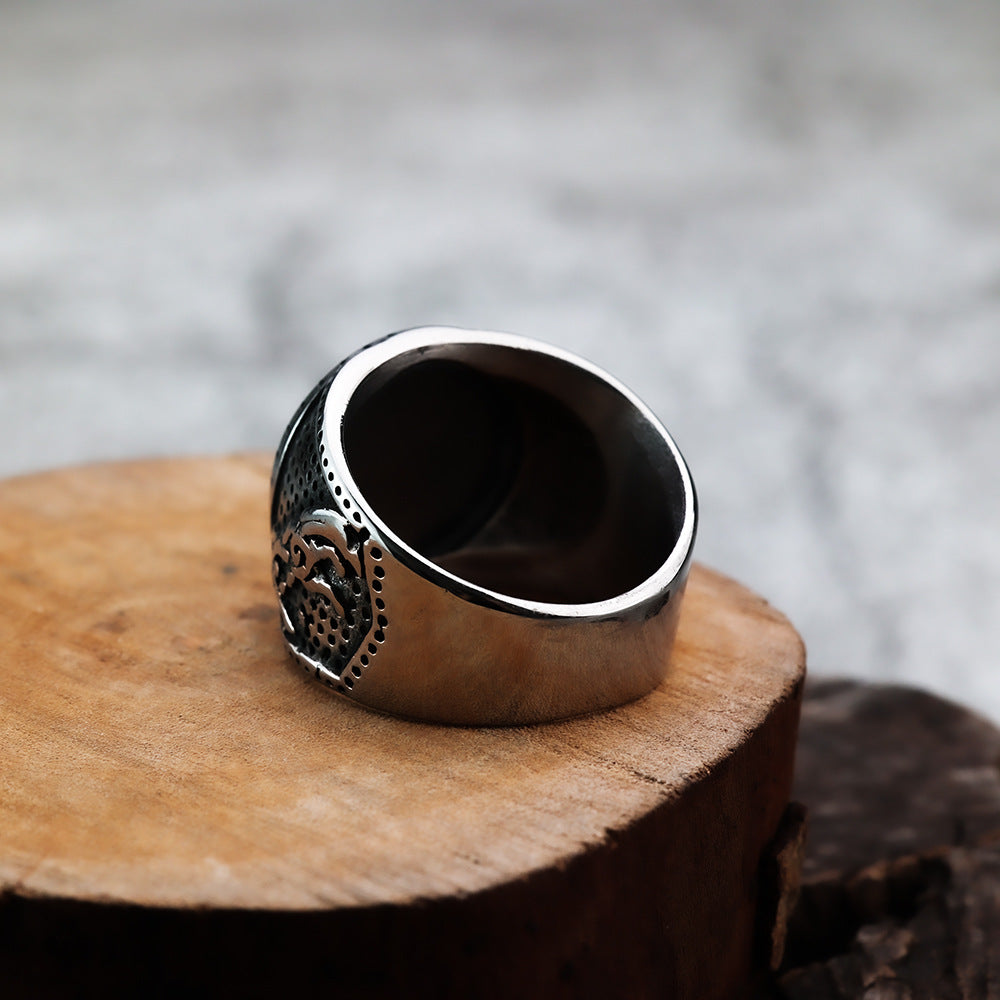 New European and American Style Jewelry Eagle Retro Ring