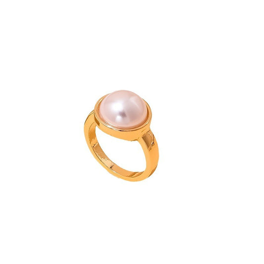 Pearl Elegance Ring - Vienna Verve Collection