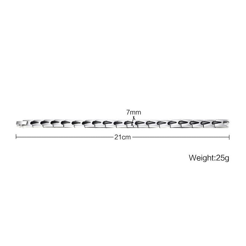 Stainless Steel Water Drop Magnetic Bracelet for Men Wholesale