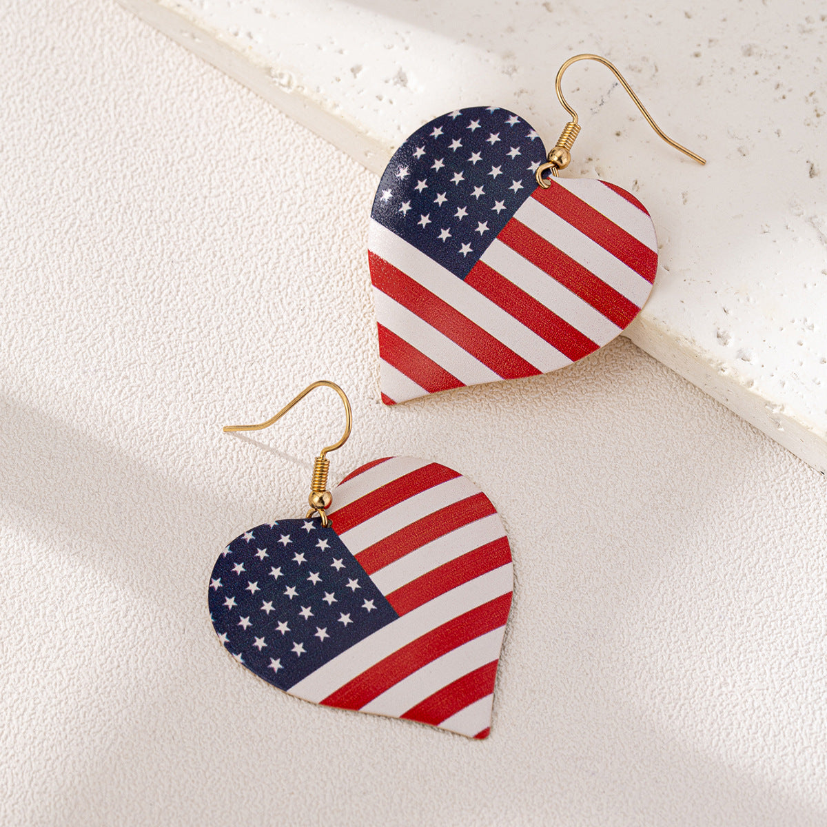 Planderful Vienna Verve Earrings – Stylish American Independence Day Design