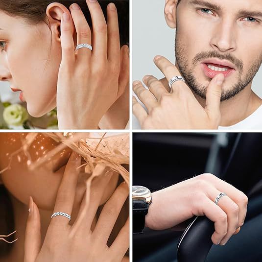 Planderful Everyday Genie Women Ring Matte Steel Style