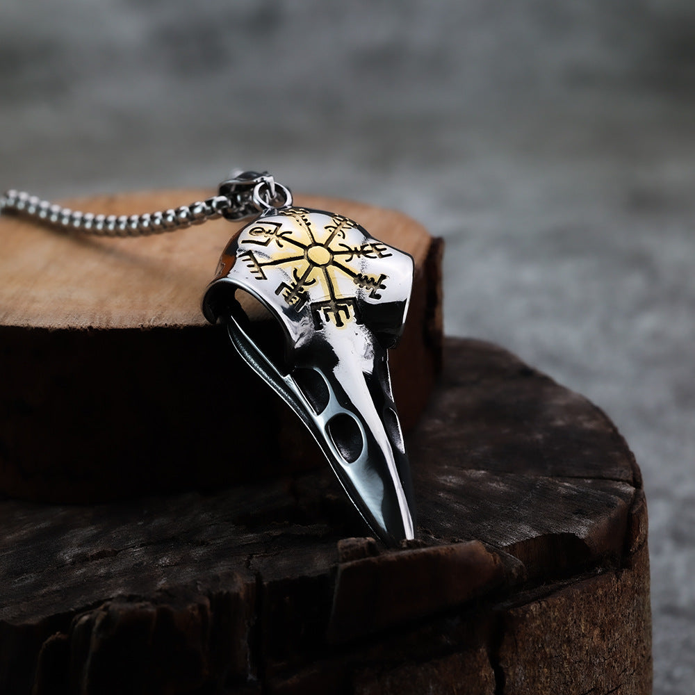 European And American Style Fashion Men's Viking Compass Pendant