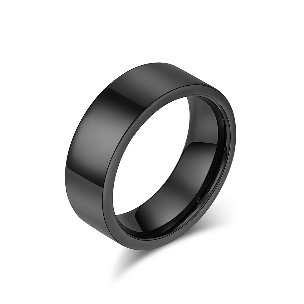 4/6/8mm Tungsten Carbide Ring Minimalist Tungsten Gold Couple Gift