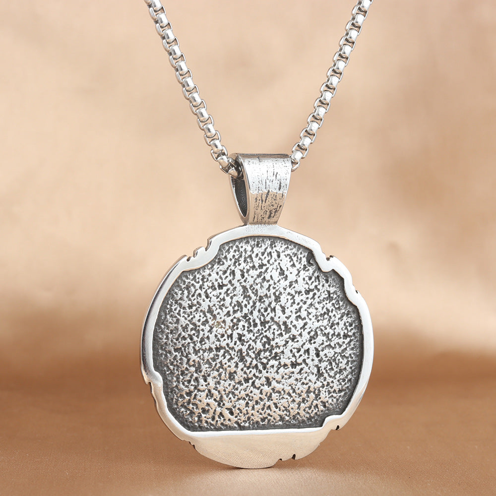 European And American Stainless Steel Pendant Necklace For Men