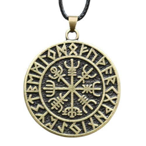 Odin's Compass Necklace from Planderful Norse Legacy Collection