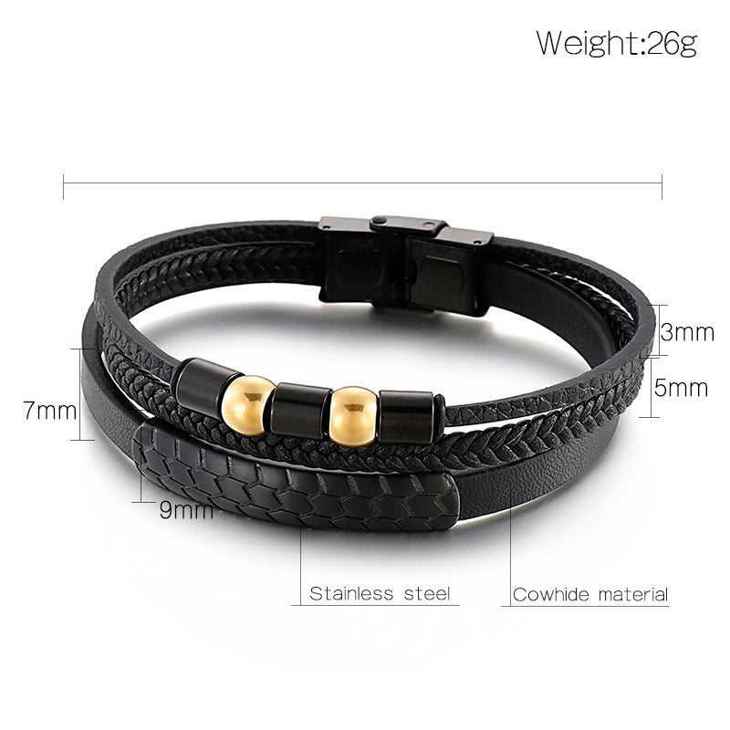 Planderful Stainless Steel Personalized Bracelets For Men
