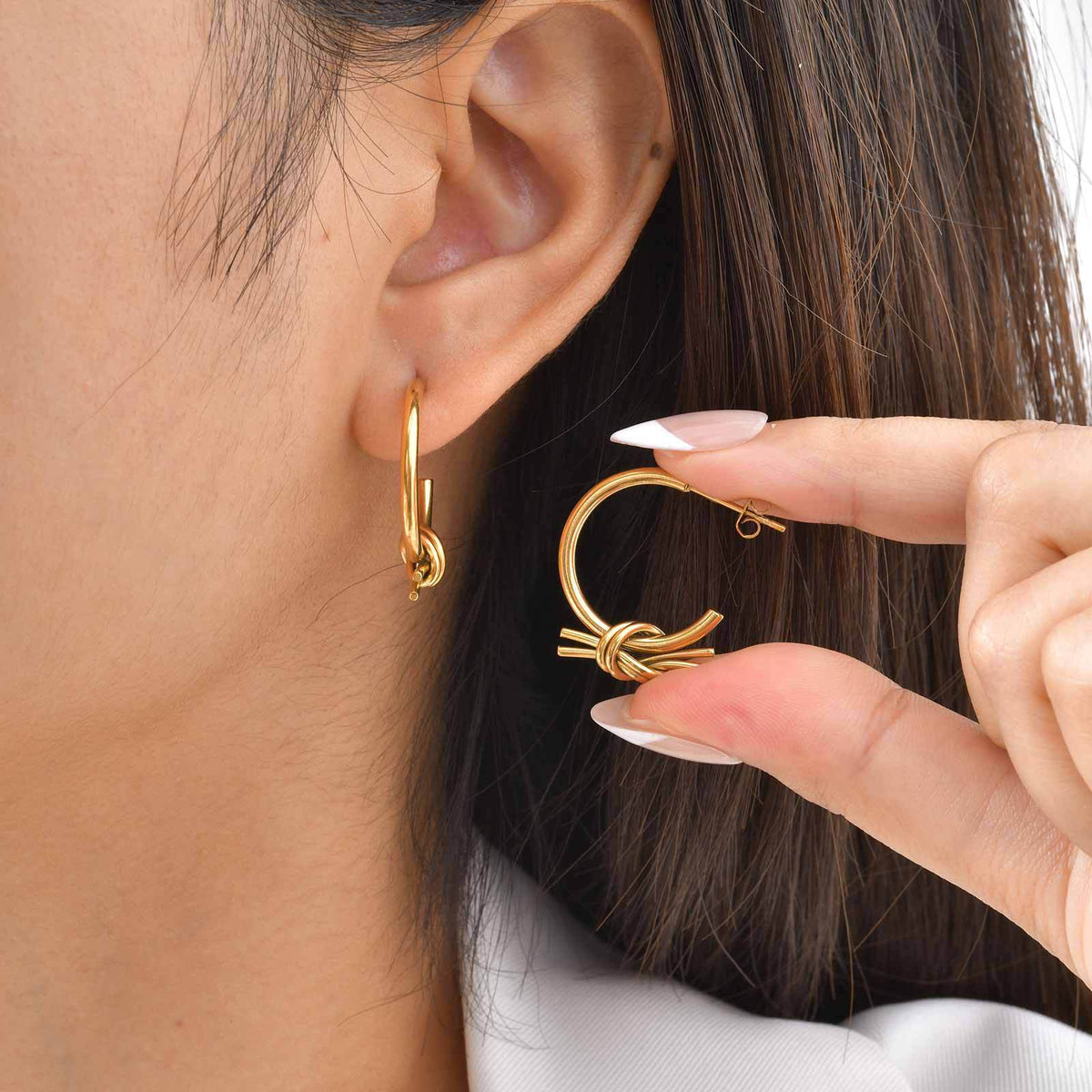 Modern Stainless Steel Earrings