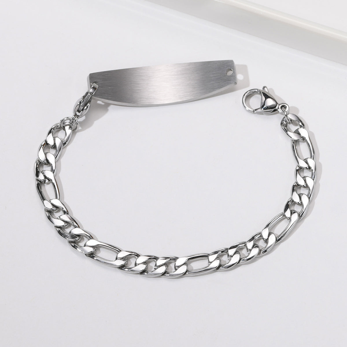 Medical Logo Three To One Nk Chain Curved Bracelet Women & Men