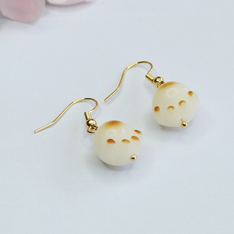 Bodhi Root Cat Paw Drop Earrings