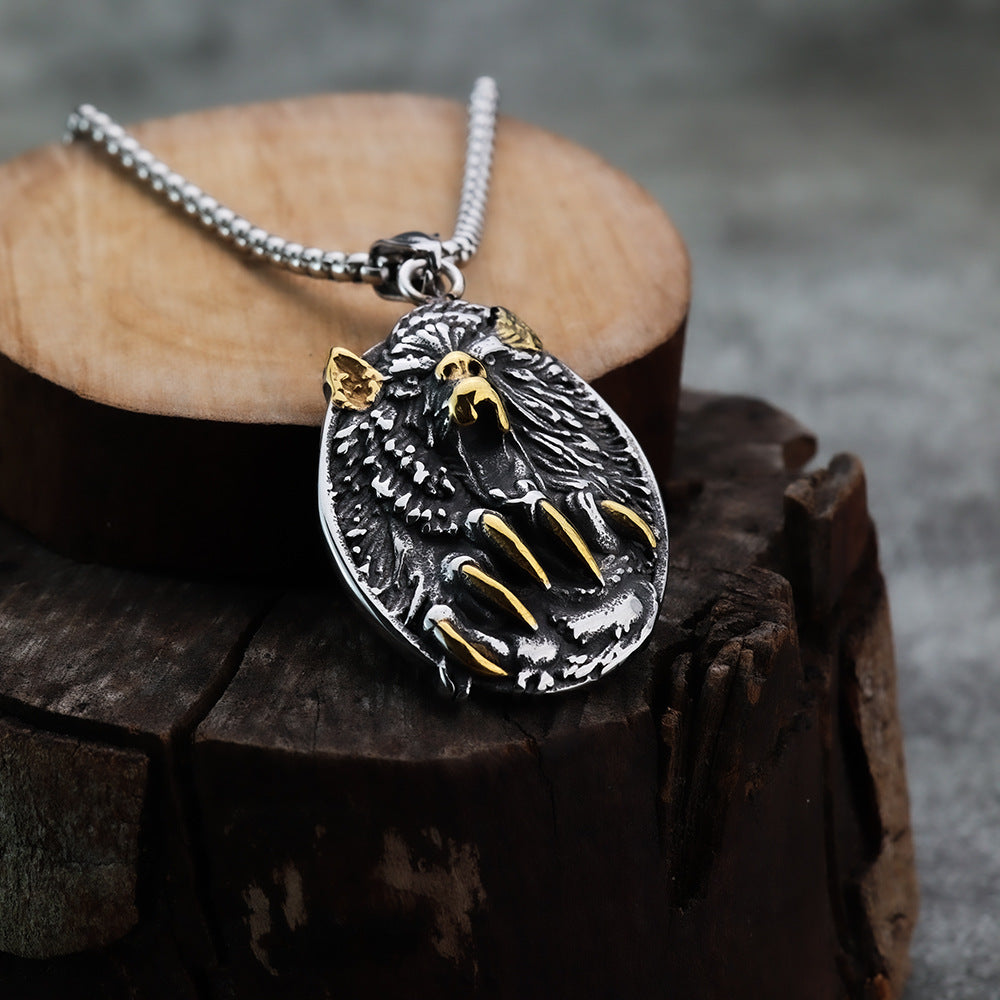 European and American Style Viking Pendant Necklace for Men