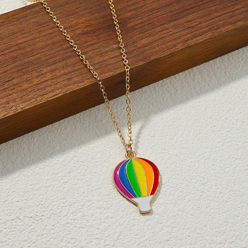 Cute Ghost Metal Cartoon Necklace for Halloween Fun