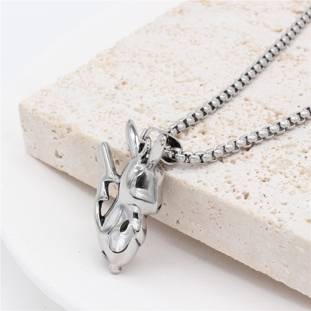 Planderful Pokemon Titanium Steel Pendant Premium for Unisex Fans Cartoon Anime Jewelry Protection Charm