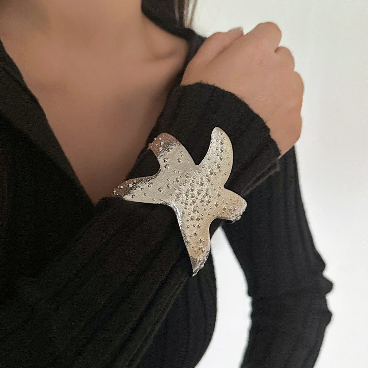 Starfish Opening Bracelet Planderful Vienna Verve Personalized Hand Jewelry For Women Statement Accessory
