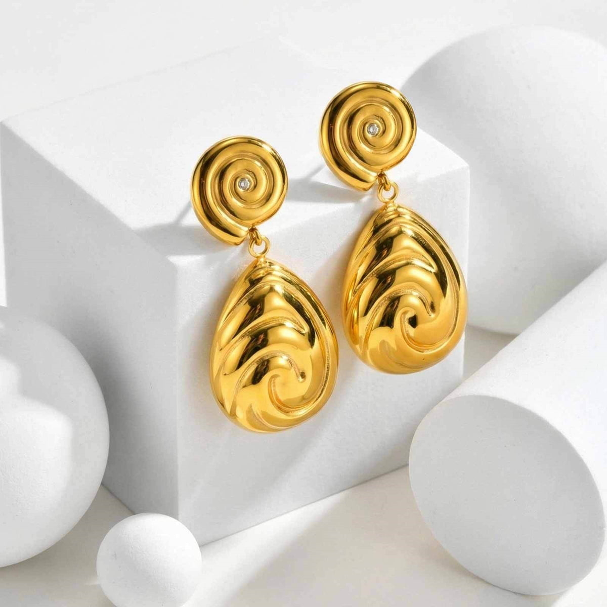 Modern Stainless Steel Earrings