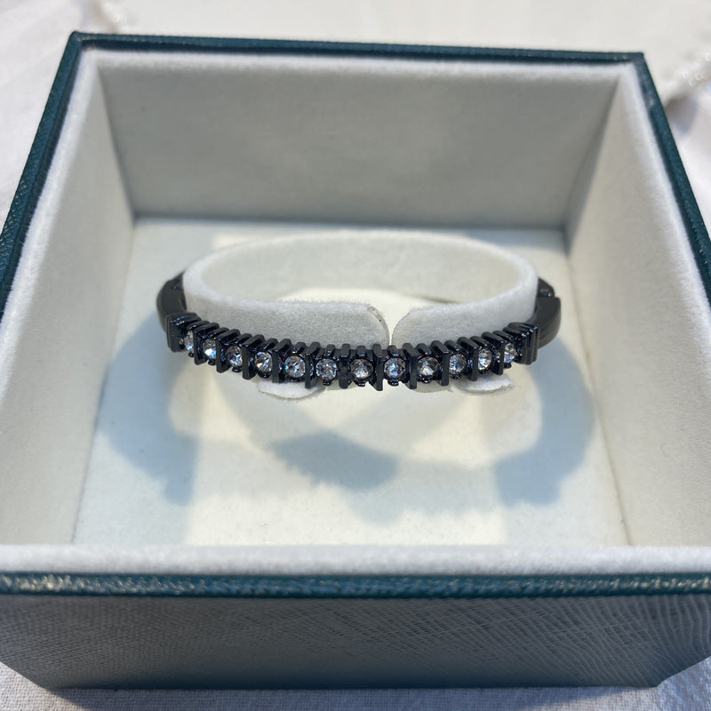 Rose Gold Vienna Verve Metal Bracelet with Korean Clothing Accent