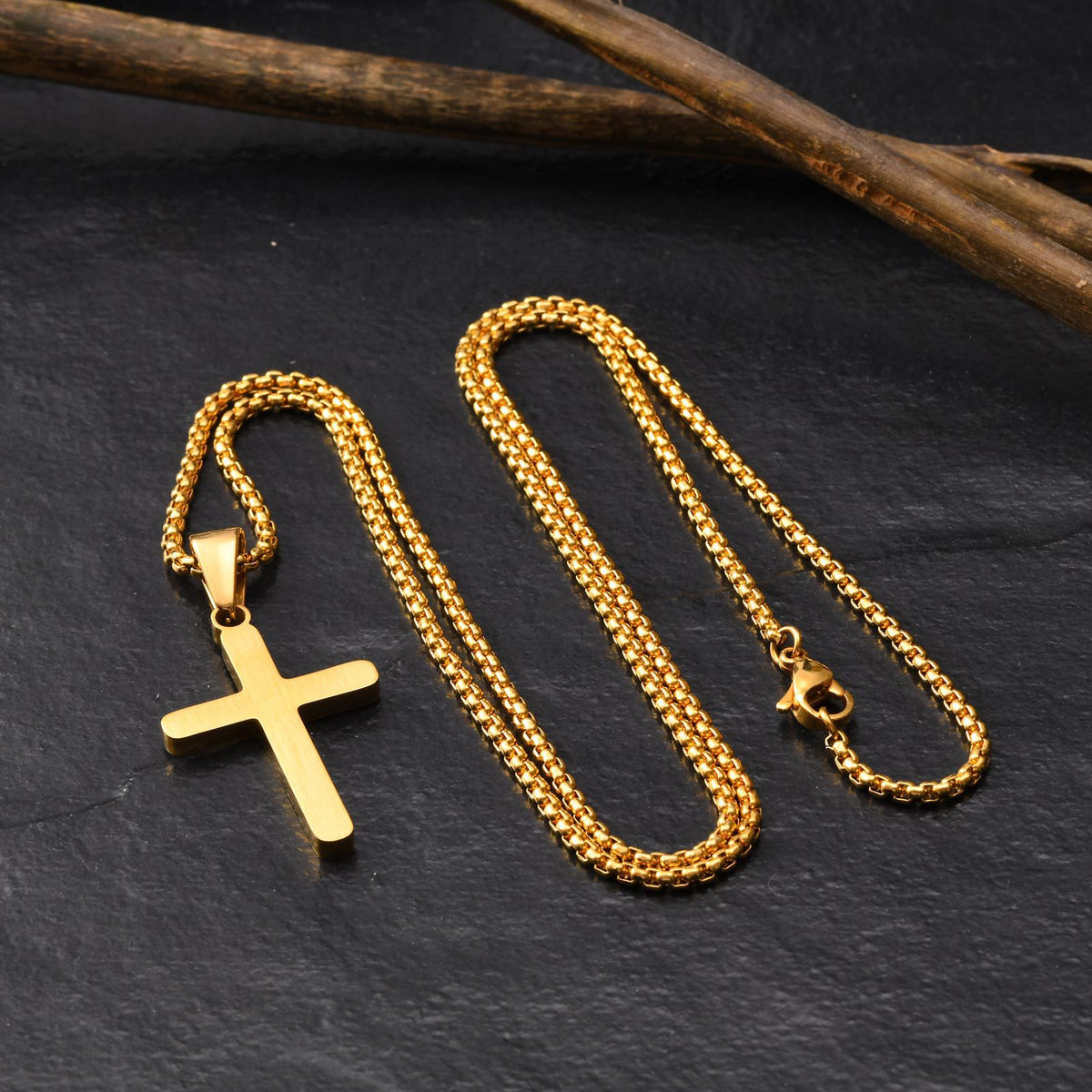 Cross Stainless Steel Necklace for Men