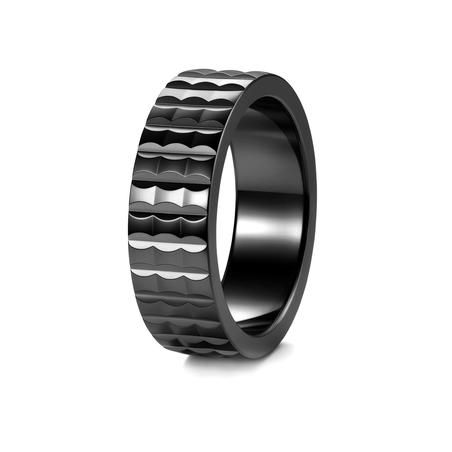 Planderful Everyday Genie 7mm Stainless Steel Ring for Men Unisex Jewelry Minimalist Durable