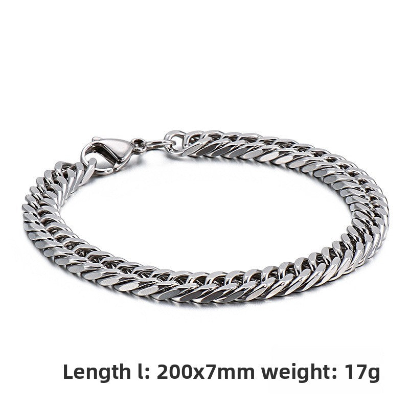 Stainless Steel Men's Chain Titanium Steel Bracelet