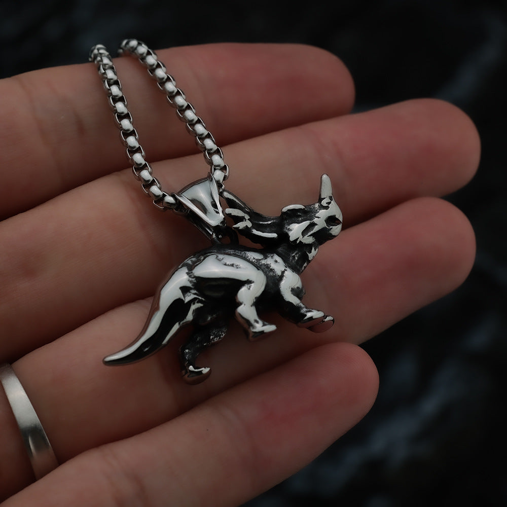 Unicorn Pendant Stainless Steel Mens Necklace Planderful Everyday Genie Collection