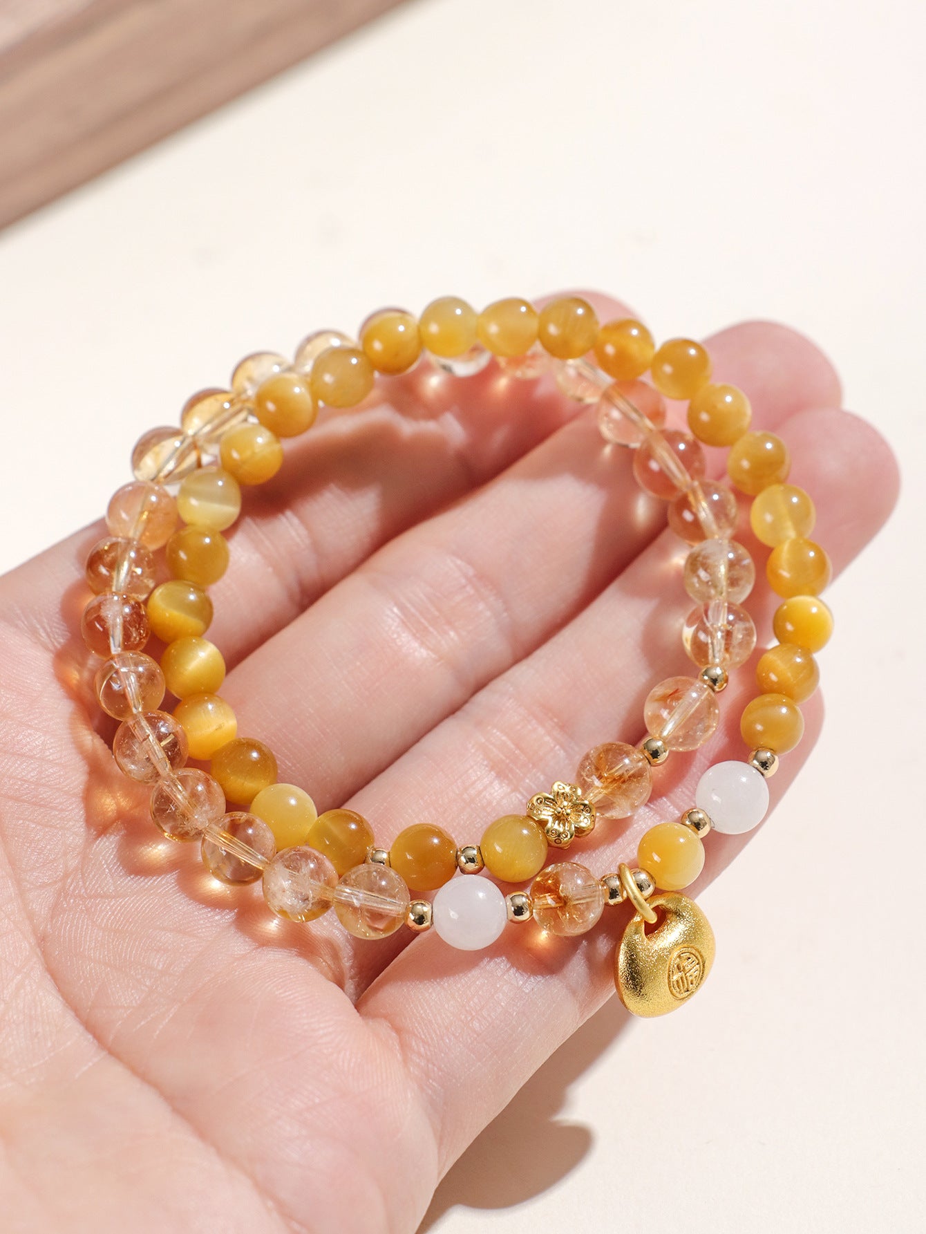 Planderful Fortune's Favor Bracelet – Premium Tiger Eye Stone Design