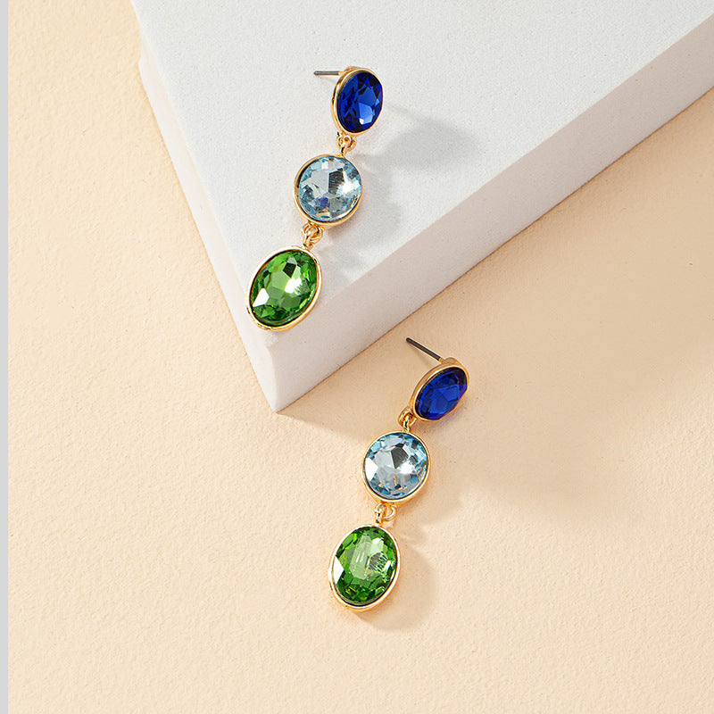 Exquisite Vienna Verve Metal Drop Earrings - Wholesale Luxury Fashion Statement