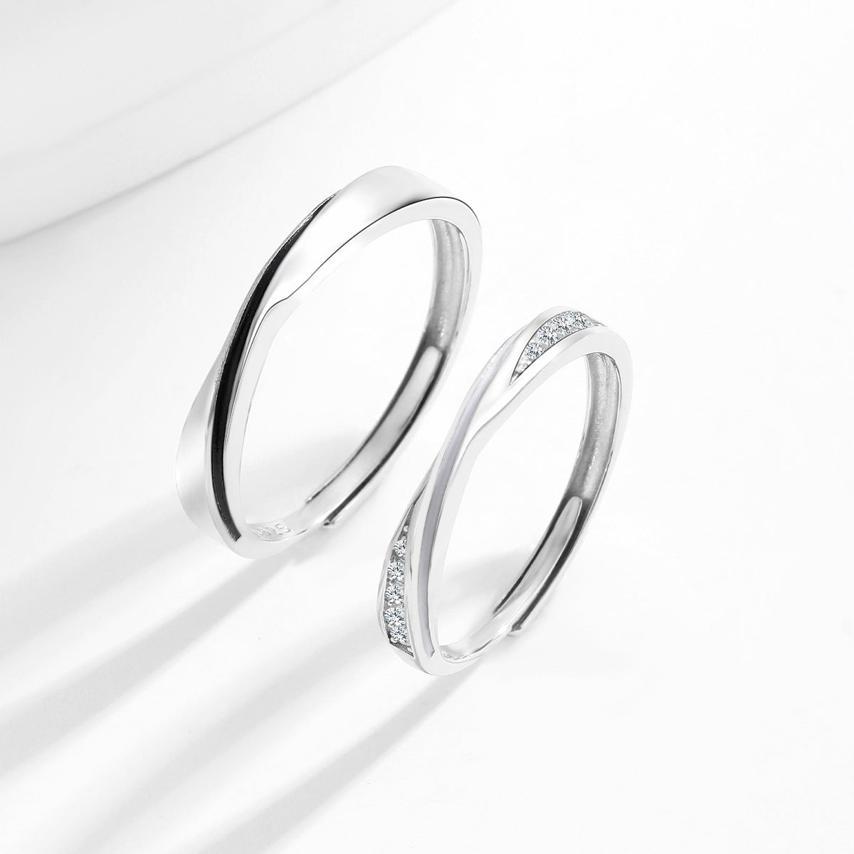 Minimalist Heart S925 Sterling Silver Women's Ring