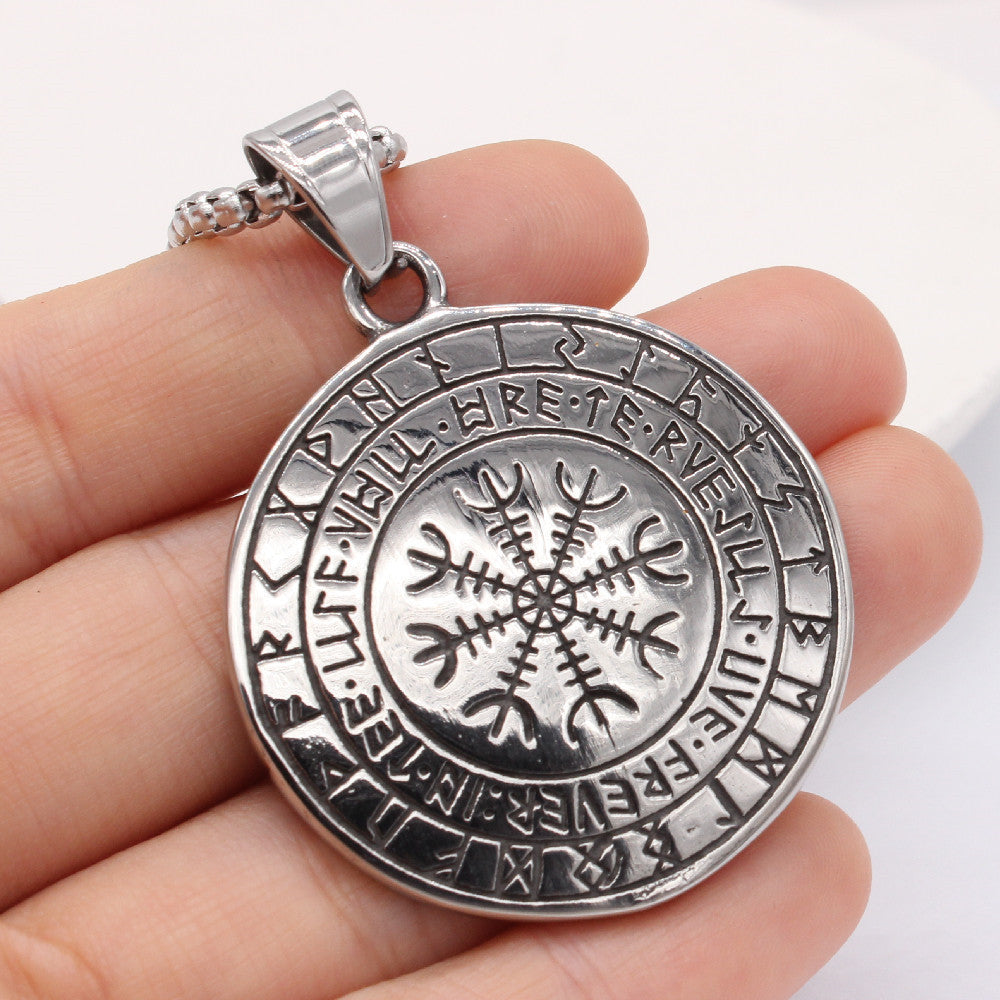 Planderful Viking Tree of Life Pendant Titanium Steel Unisex Jewelry for Men and Women Protection Statement