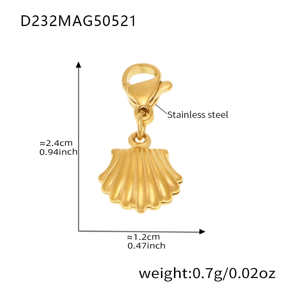 Planderful Beach Shell Starfish Gold Chic Bracelet Women