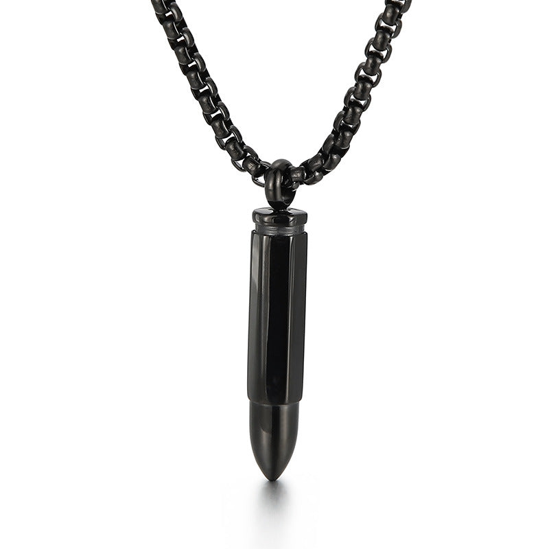 Stylish Multi-Color Electroplated Titanium Steel Pendant for Men