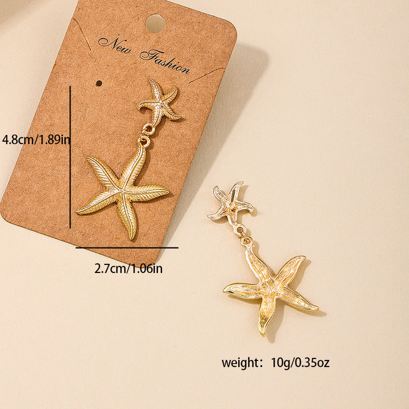 Summer Starfish Temptation Earrings - Vienna Verve Collection