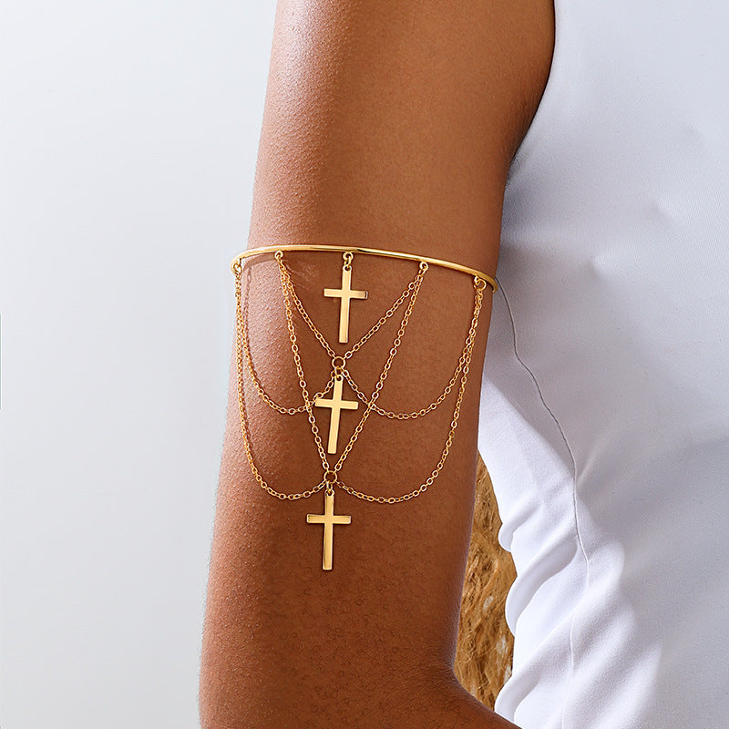 Planderful Vienna Verve Bracelet – Fashionable Three-Layer Fringed Design